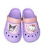 Hello Kitty Kids Beach Shoes Purple Clogs PA-07174-30-91