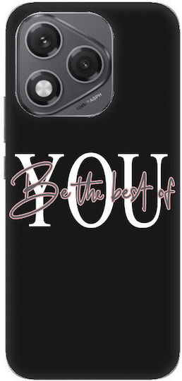 Honor 400 Lite Be Best Black Colored Silicone Tpu Θήκη