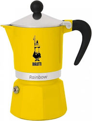Bialetti Moka Кафеварка За Еспресо 6 Чаши Жълта