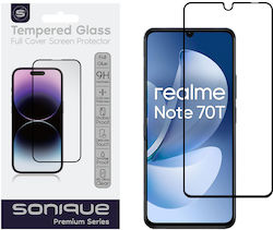 Hardy Glass Sonique Premium Series Hd Full Cover 9h Realme Note 70t 4g Μαύρο Hardy Glass Sonique Premium Series Hd Full Cover 9h Realme Note 70t 4g Μαύρο