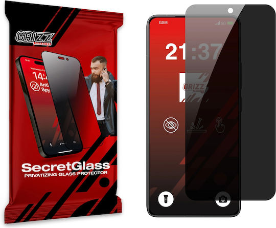 GrizzGlass Керамичен Privacy Матов Закалено Стъкло (Poco F7 Ultra)