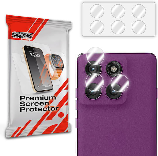GrizzGlass Mobile Camera Protector Tempered Glass Transparent for Motorola Edge 60 Pro