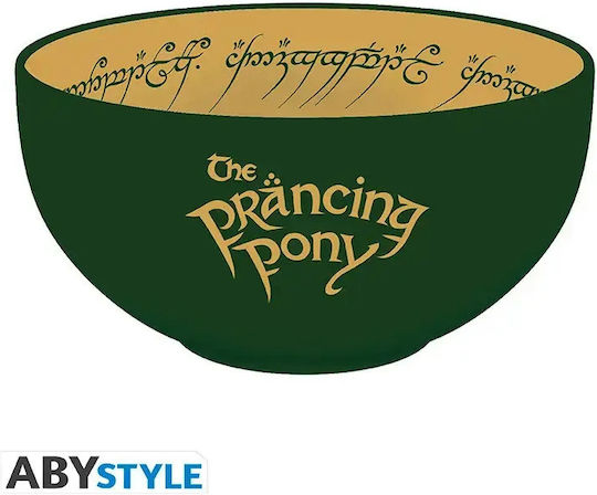 Stor Lord Of The Rings - Prancing Pony Servierschalen Rund Keramik Stor Lord Of The Rings - Prancing Pony Servierschalen Rund Keramik