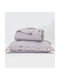 Borea Set Kids Single Quilt with Pillowcase Lily Pink 160x220cm