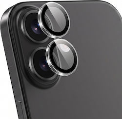Force Glass Удароустойчив Протектор За Камера Закалено Стъкло Iphone 17 16 16 Plus Прозрачен