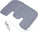 Electric Back Heating Pad Gray 58x44cm