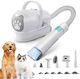Aster Star Electric Dog Brush for Hair Cleaning White