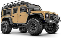 Traxxas Trx-4m 1/18 Скалата Електрически Trail Crawler Land Rover Defender Бежов