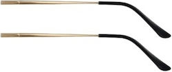 Set 2 Eyeglass Arms Accessories Gold