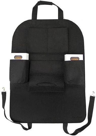 Universal Car Seat Organizer 54 X 39 Cm Black