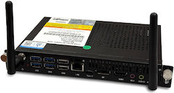 Hushida M12U-OPS Mini PC (Kern i5-12450H/8GB DDR4/256GB SSD/W11 Pro)
