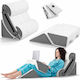 Linomag Wedge Pillow with Memory Foam in White Colour