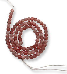 Jade Semi-Precious Stone Pink Beads 4mm – 38cm Strand