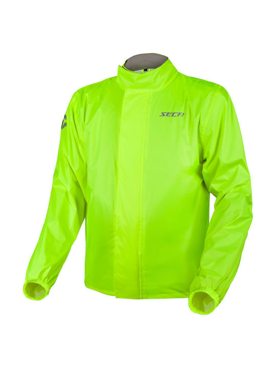 Seca Typhoon Fluorescent Gelbe Motorrad-Regenanzug Größe Xs