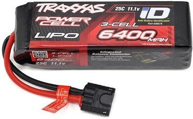 Lipo Battery 11.1v 3s Traxxas Id 6400mah 25c