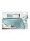 Guy Laroche Minimal Bed Sheet Semi Double 180x270cm Ocean