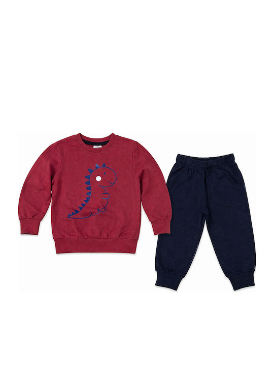 Kinder Sweatpants Set Orange