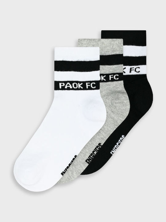 Energiers Kids' Socks Paok Fc Black 3 Pairs