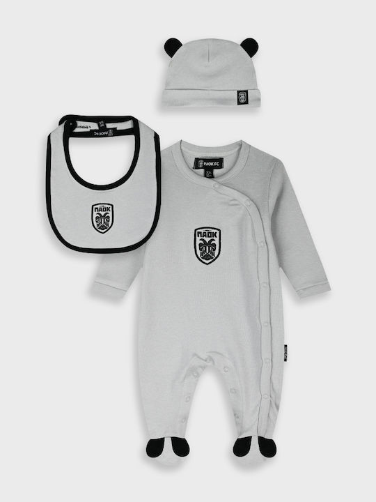 Summer Set 3 Pieces Light Gray Paok Fc