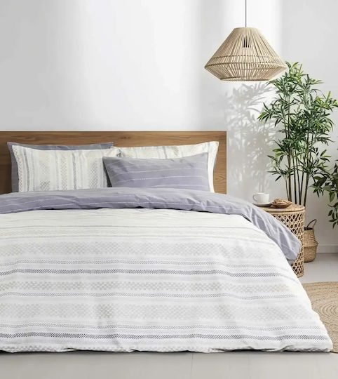 Nima Soleil Комплект Чаршафи Υπέρδιпли 240x260см Бежови (4 броя)