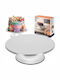 Kruzzel Ruhhy Metallic Dessert Tower Stand with Base Gray Ø30cm