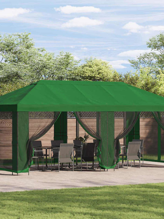 vidaXL Garden Green Gazebo 6x3m