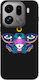 Oppo Find X9 Pro Eye In My Ear Black Colored Silicone TPU Mobile Phone Case