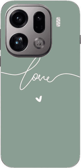 Oppo Find X9 Pro Love 5 Transparent Silicone TPU Case