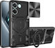 Techsuit Back Cover Plastic Black (Poco X8 Pro)