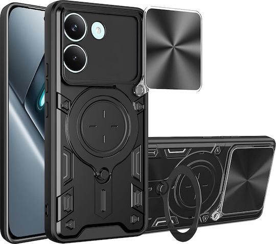 Techsuit Back Cover Plastic Black (Poco X8 Pro)