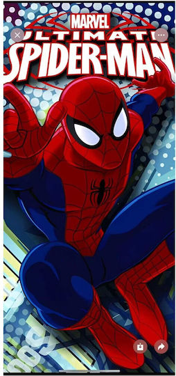 Digitaldruck Kinder-Strandtuch Spiderman 70x150cm