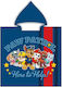 Borea Детско Пончо За Плаж Paw Patrol Синьо 110...