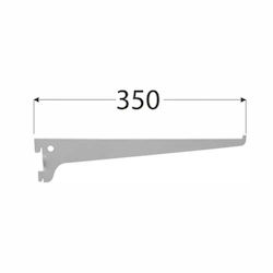 Consolă Simplă 350mm Gri