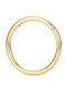 Silver And More Ohrring Piercing Brustwarze aus Vergoldetem Stahl 14 x 1.6mm