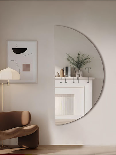 SteweHome SteweHome Wandspiegel Ganzkörper Oval mit Silber Glas Rahmen 120x60cm