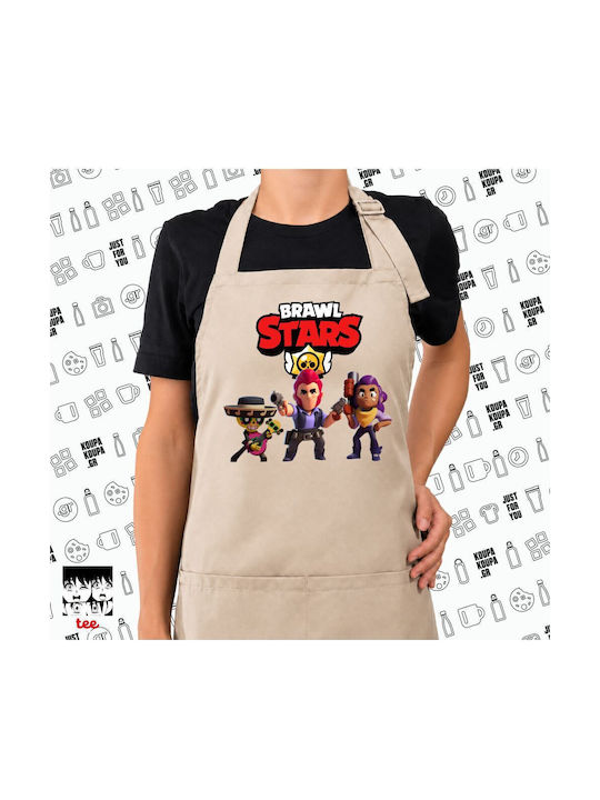 Koupakoupa Brawl Stars Desert Kitchen Apron Bei...