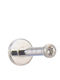 Silver And More Скулиарик За Уста От Стомана 8 x 2mm Сребрист