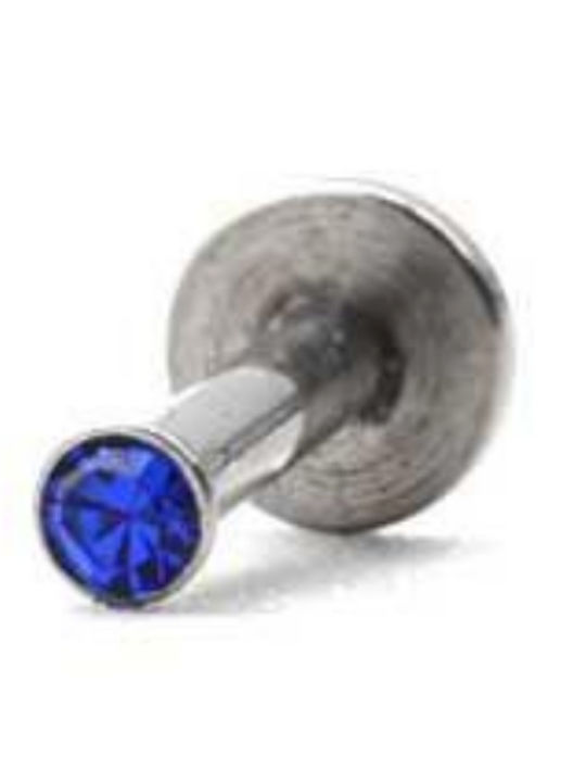 Silver And More Piercing Gura din Oțel Albastru