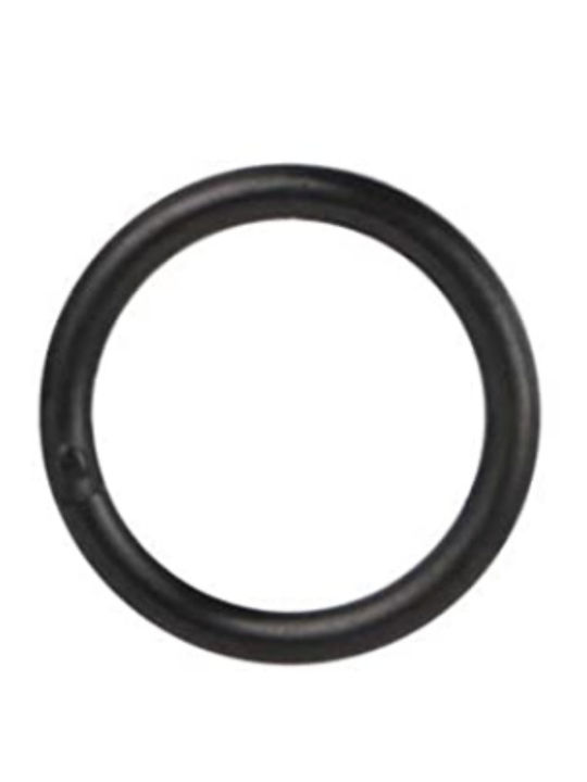 Silver And More Σκουλαρίκι Κρικάκι Μύτης από Ατσάλι 8mm Μαύρο