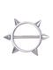 Silver And More Скуларак Бар Нипел От Стомана 15 x 1.6mm