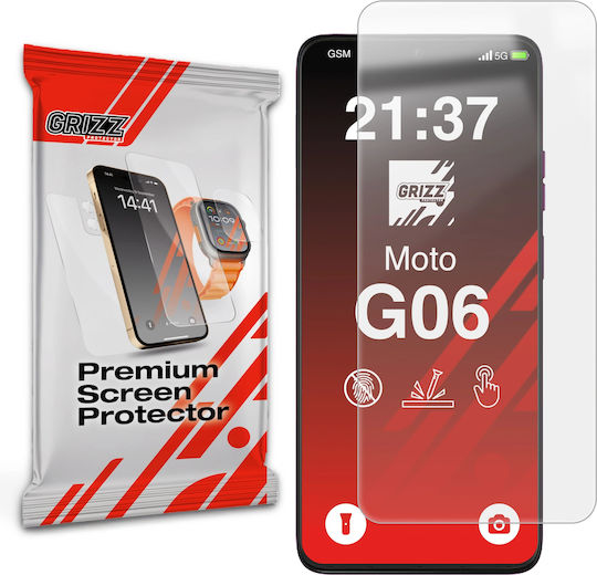GrizzGlass Matt Displayschutzfolie für Moto G06