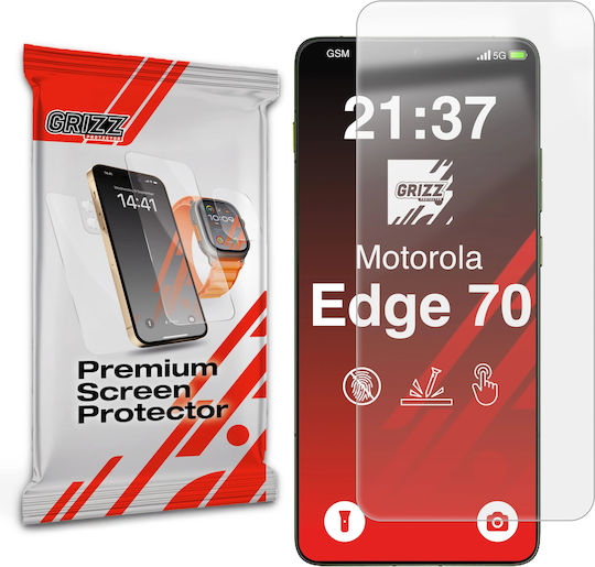 GrizzGlass Matt Displayschutzfolie Motorola Edge 70