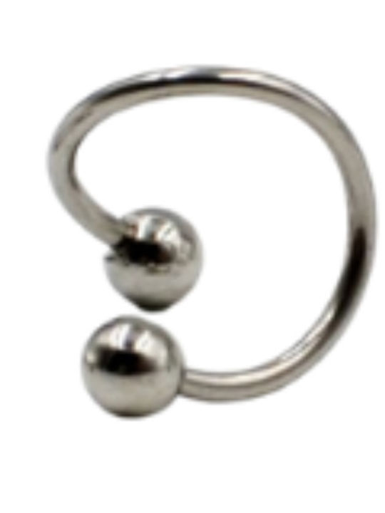 Silver And More Augenbrauenpiercing aus Stahl Silber Y55037