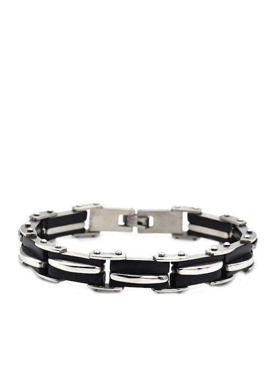 Silver And More Men's Bracelet Made of Stainless Steel