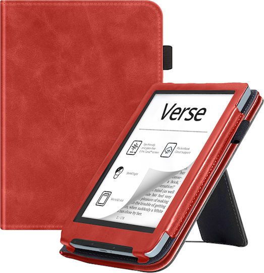 Pocketbook Флип Капак Издръжлив Червен (Pocketbook Verse (pb619/629/634/634k3))