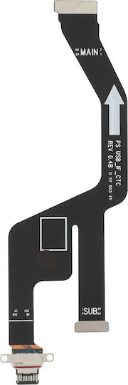 Clappio Ladekabel Verbindung Flexkabel Kompatibel Galaxy S25 Edge Schwarz
