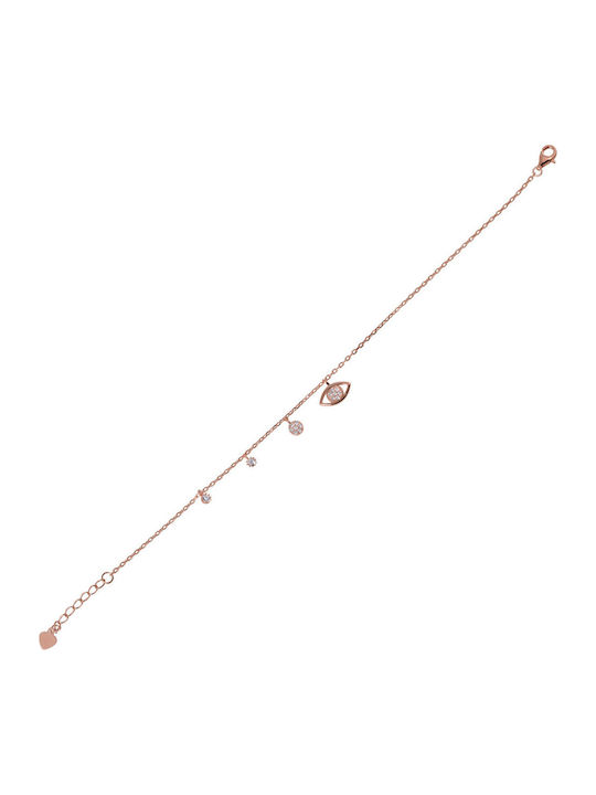 Silver And More Women's Gold Plated Silver Bracelet with Zircon
