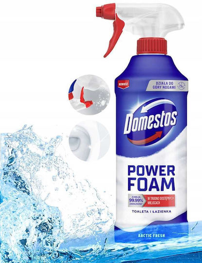 Domestos Професионален Power Почистващ Продукт За Баня Спрей За Тоалетна С Аромат Свежест 435мл