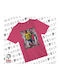 Kinderoberteile T-Shirt Rosa Neymar