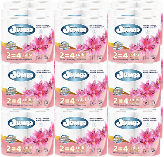 Paper Towel 2-ply Słonik Jumbo Mega Extra Long White 2w 60 Rolls